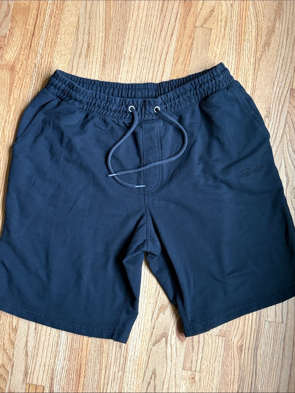 Redhead large Men's Black Athletic Drawstring Shorts